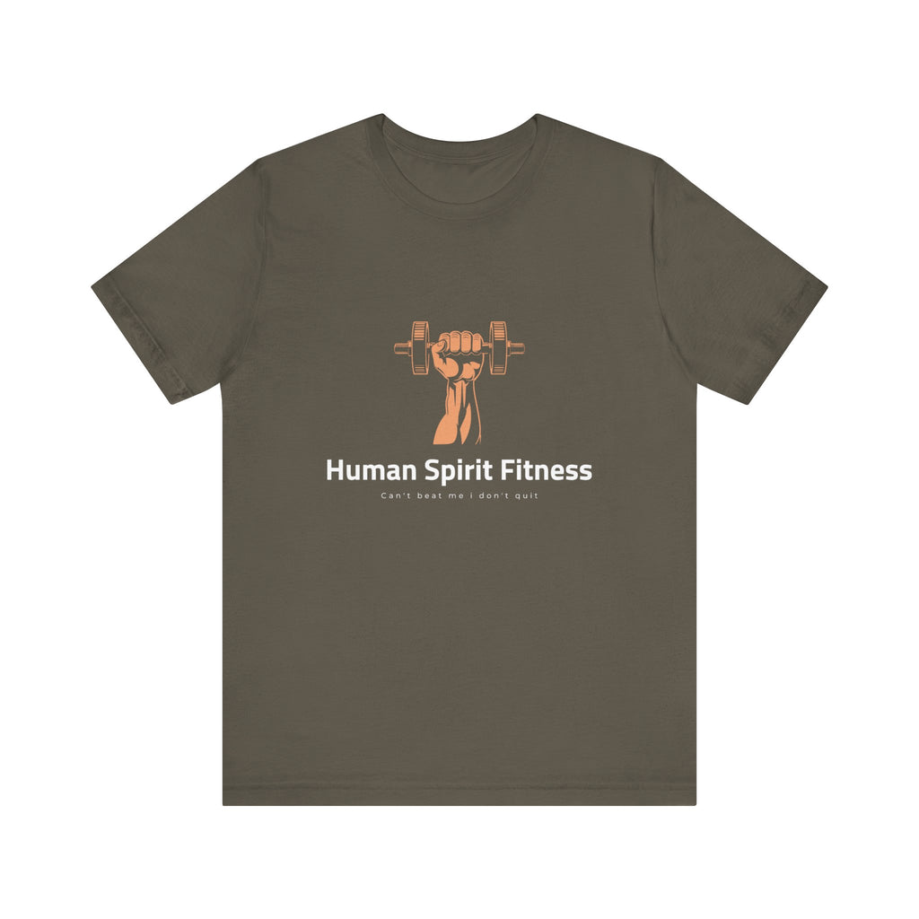 Human Spirit Fitness Unisex Tee - Body Mind Spirit Empowerment Shirt