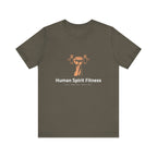 Human Spirit Fitness Unisex Tee - Body Mind Spirit Empowerment Shirt