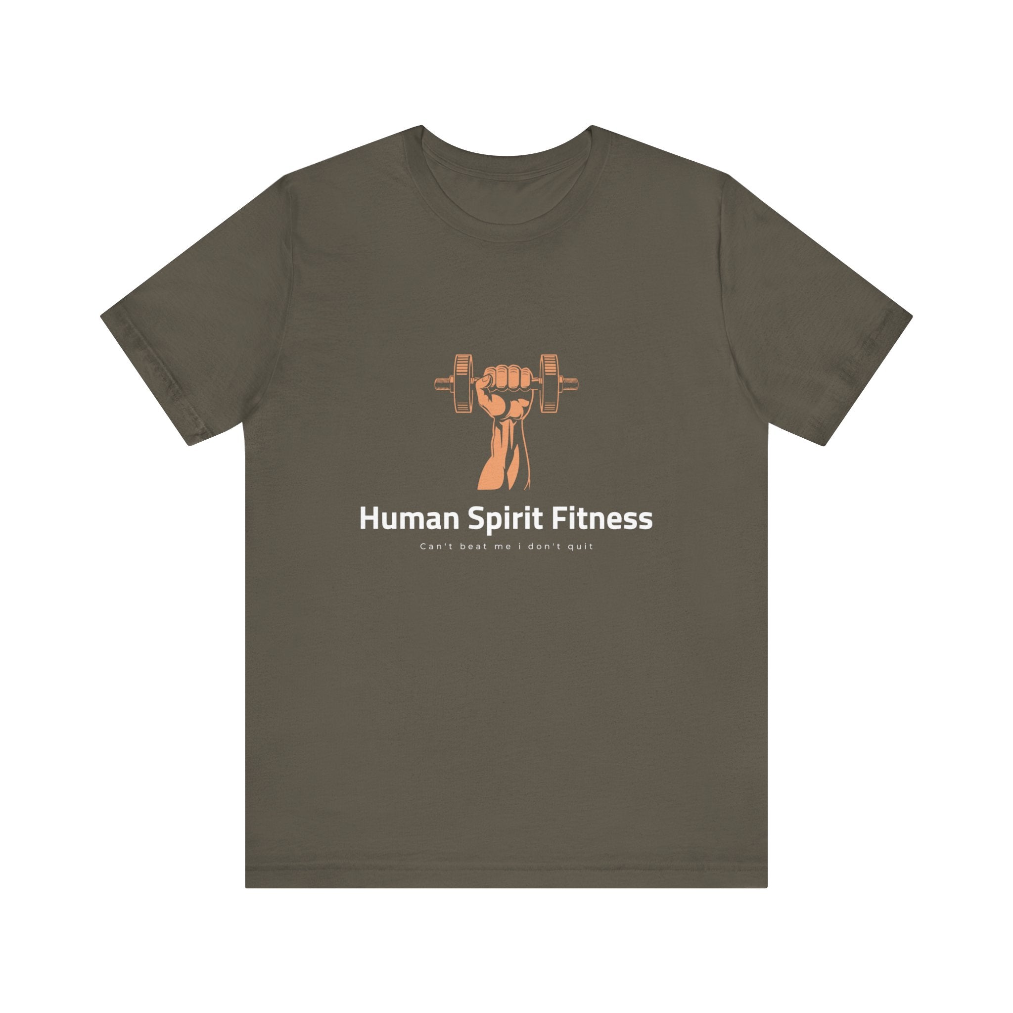 Human Spirit Fitness Unisex Tee - Body Mind Spirit Empowerment Shirt