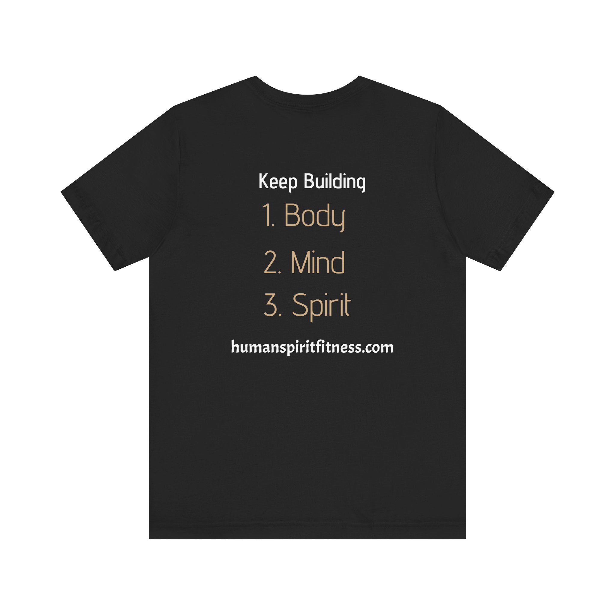 Human Spirit Fitness Unisex Tee - Body Mind Spirit Empowerment Shirt