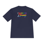 Unapologetically Strong Athletic Tee — Rainbow Pride Fitness Shirt