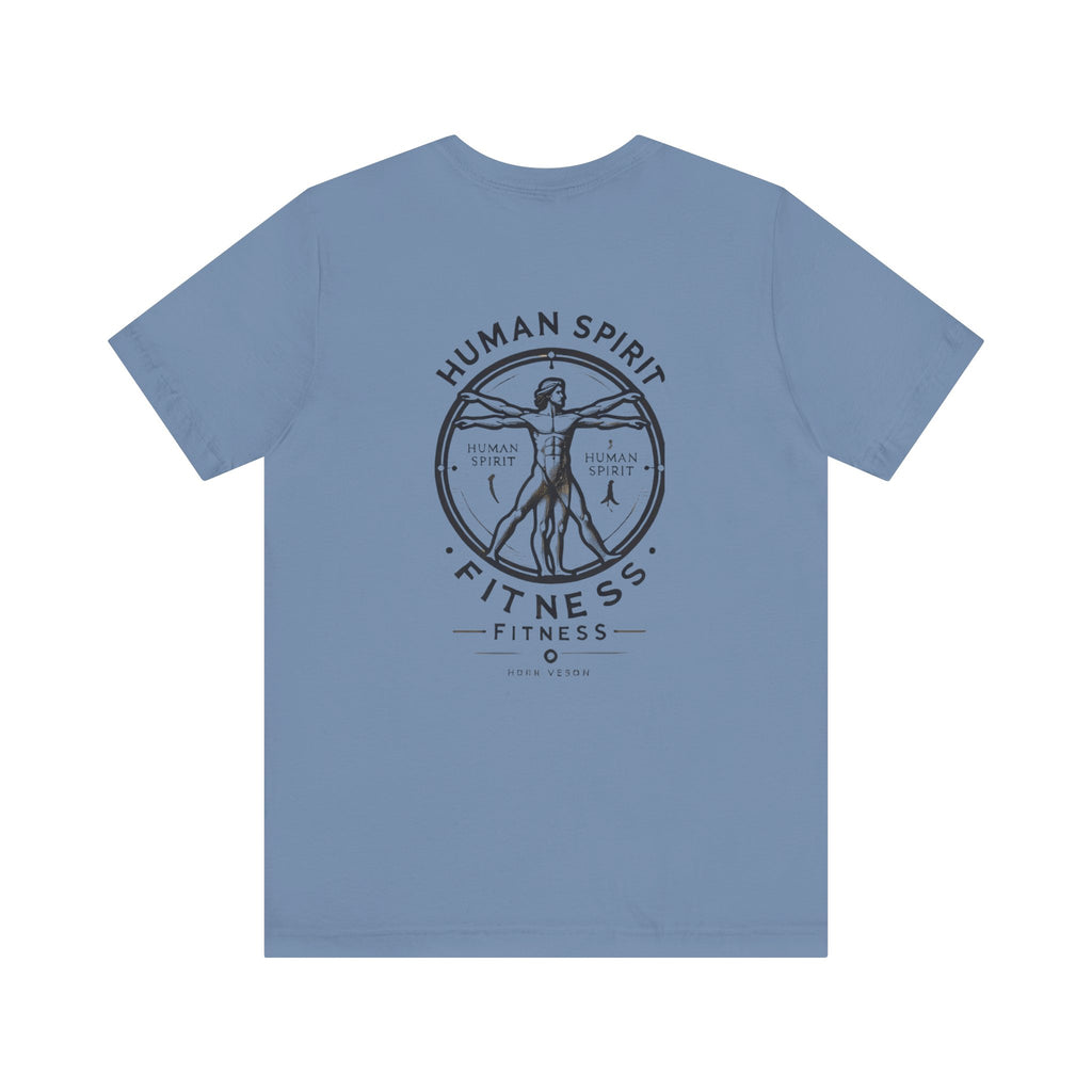 Unisex Fitness Graphic Tee - Human Spirit Design