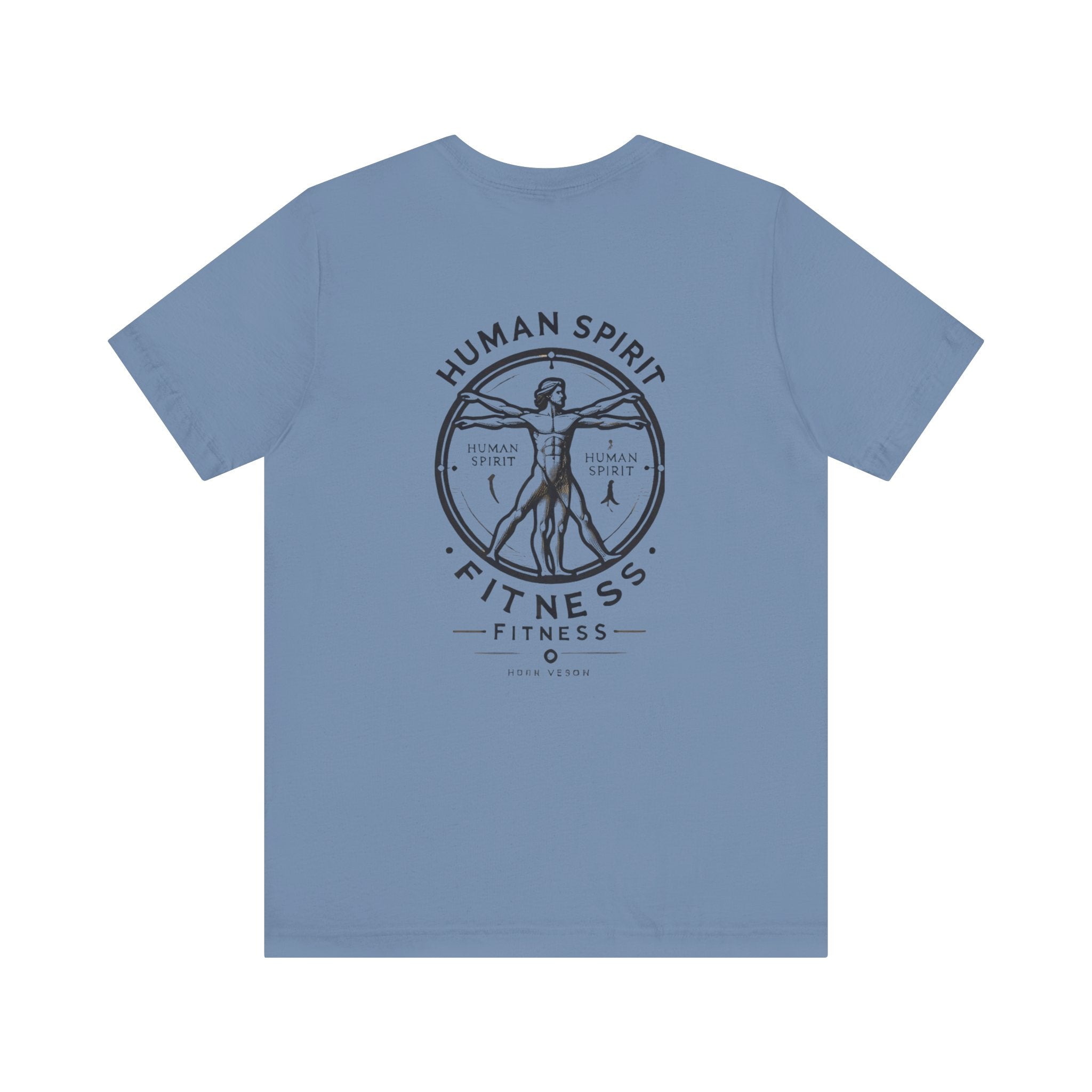 Unisex Fitness Graphic Tee - Human Spirit Design