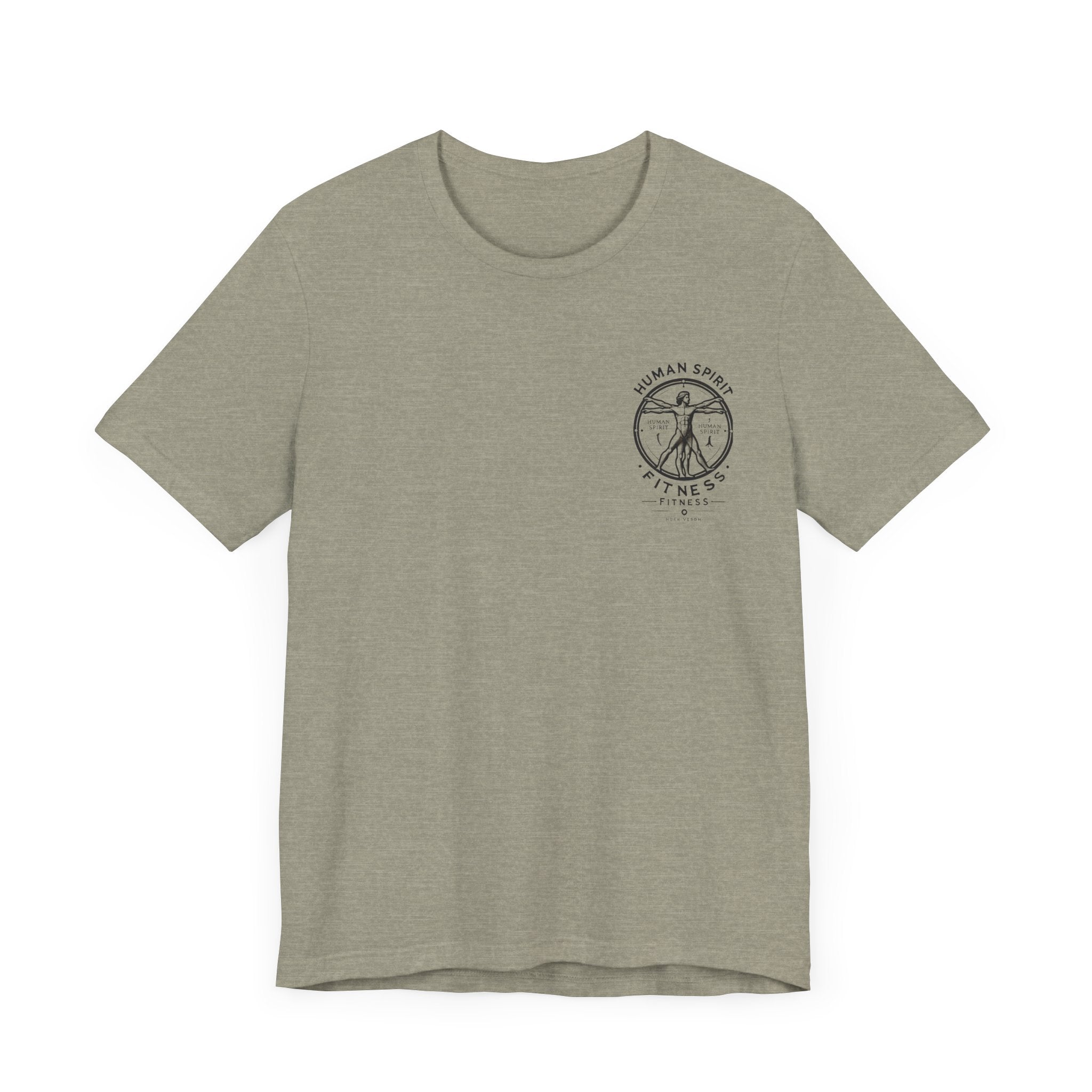 Unisex Fitness Graphic Tee - Human Spirit Design