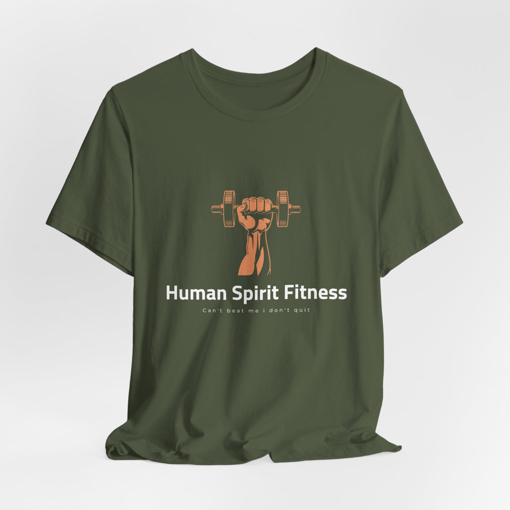 Human Spirit Fitness Unisex Tee - Body Mind Spirit Empowerment Shirt