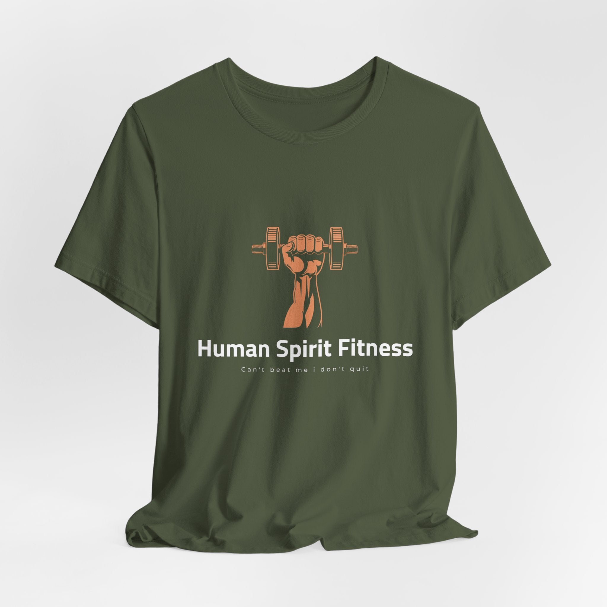 Human Spirit Fitness Unisex Tee - Body Mind Spirit Empowerment Shirt