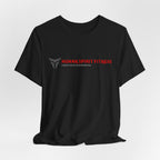 Fitness T-Shirt — "Human Spirit Fitness" Tee with "The Power of The Human Spirit" Back Design