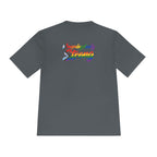 Unapologetically Strong Athletic Tee — Rainbow Pride Fitness Shirt