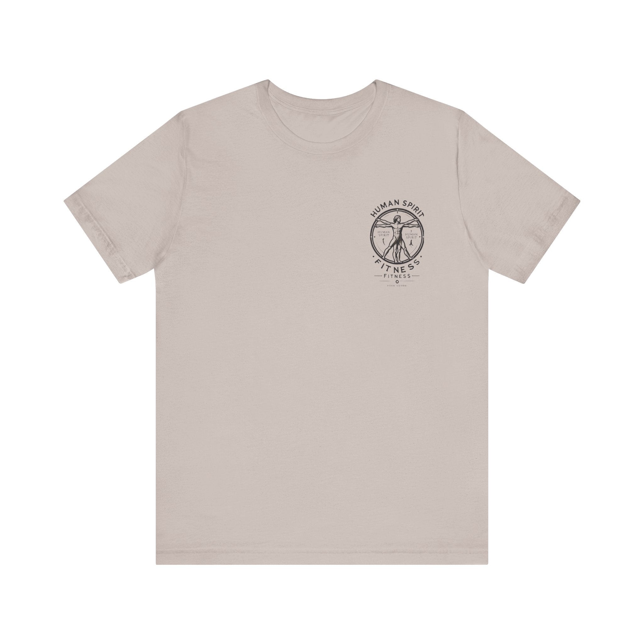 Unisex Fitness Graphic Tee - Human Spirit Design