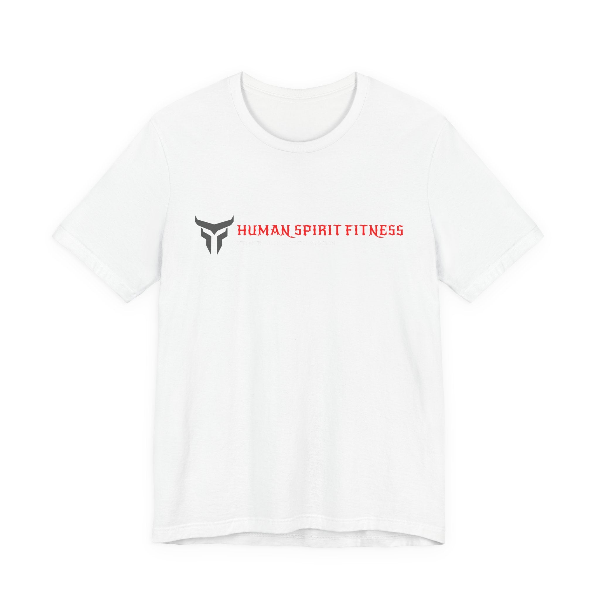 Fitness T-Shirt — "Human Spirit Fitness" Tee with "The Power of The Human Spirit" Back Design