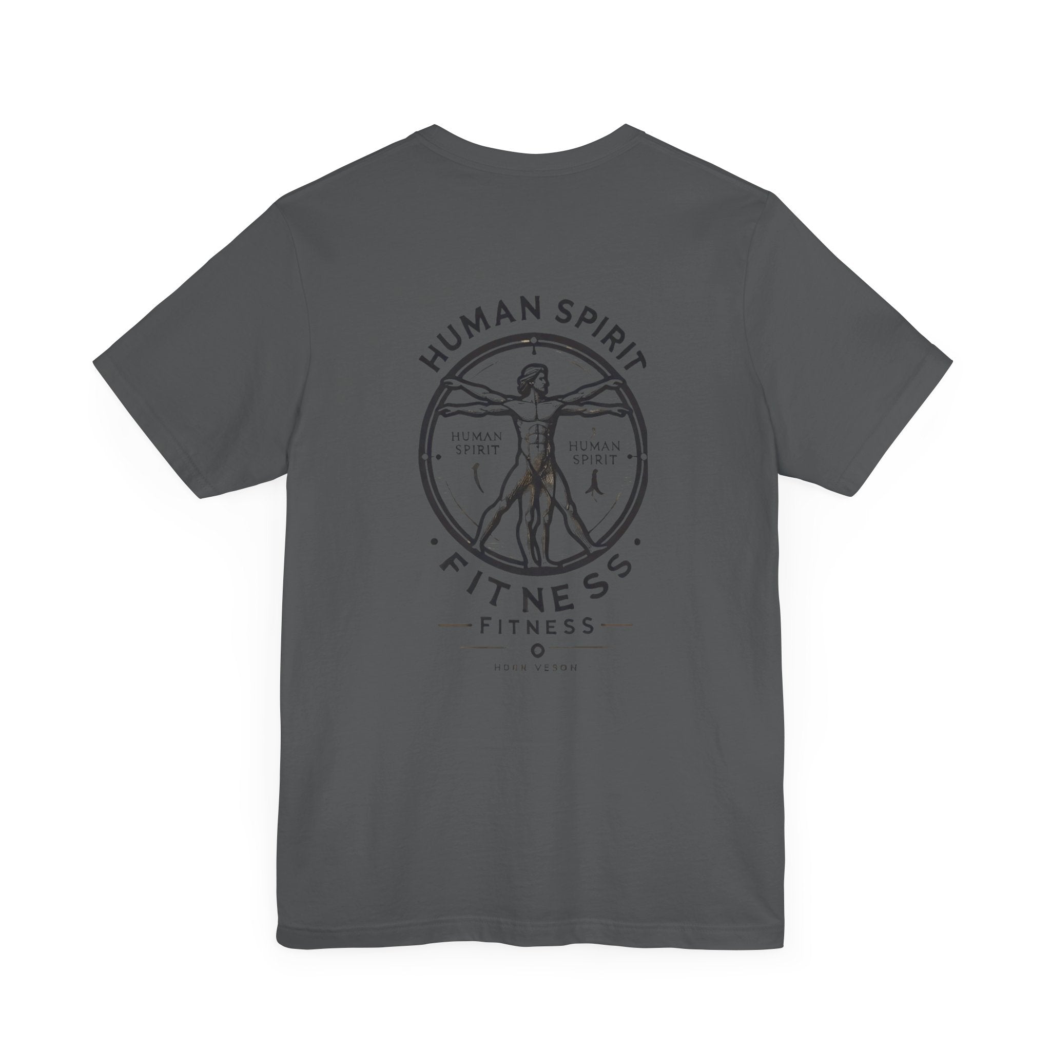 Unisex Fitness Graphic Tee - Human Spirit Design