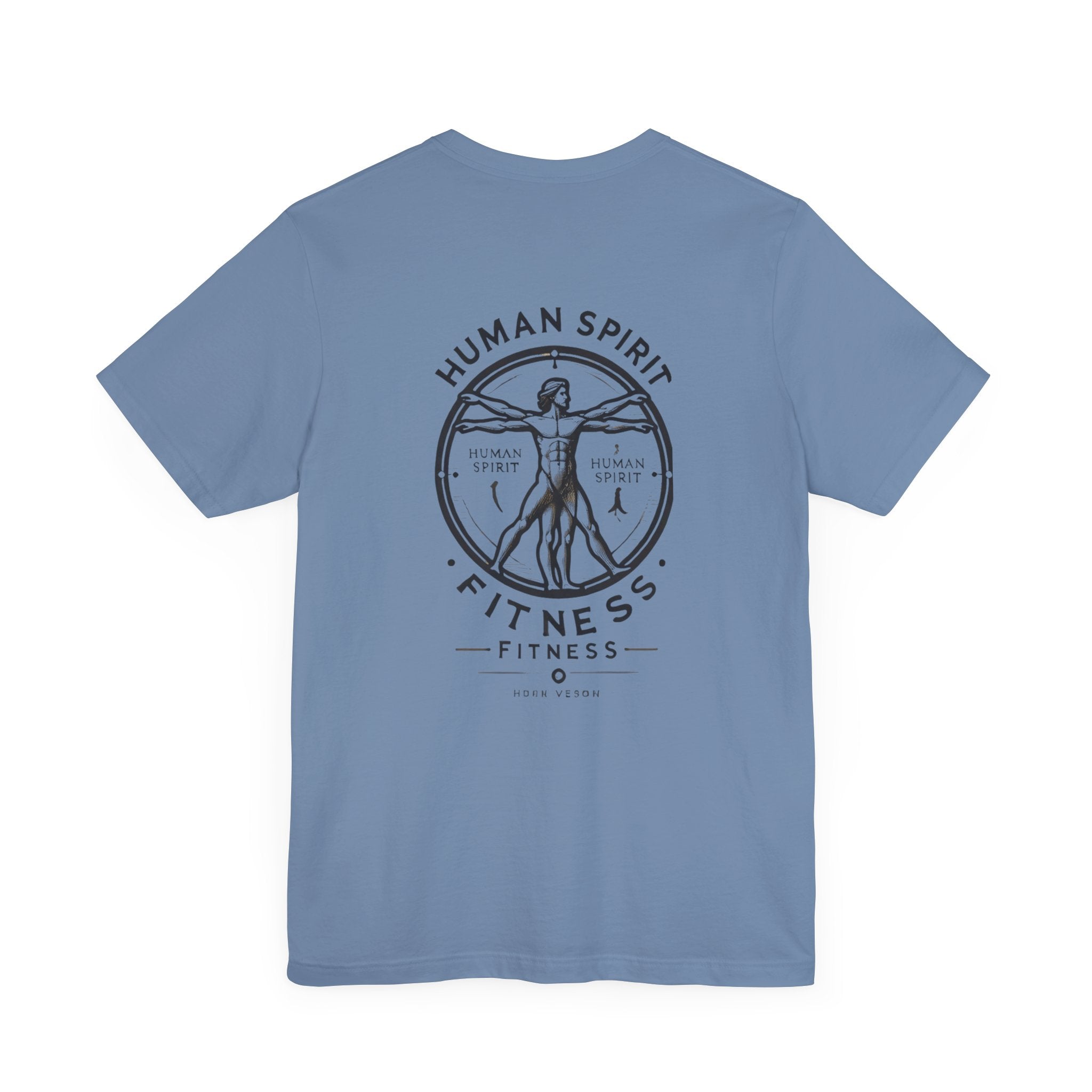 Unisex Fitness Graphic Tee - Human Spirit Design