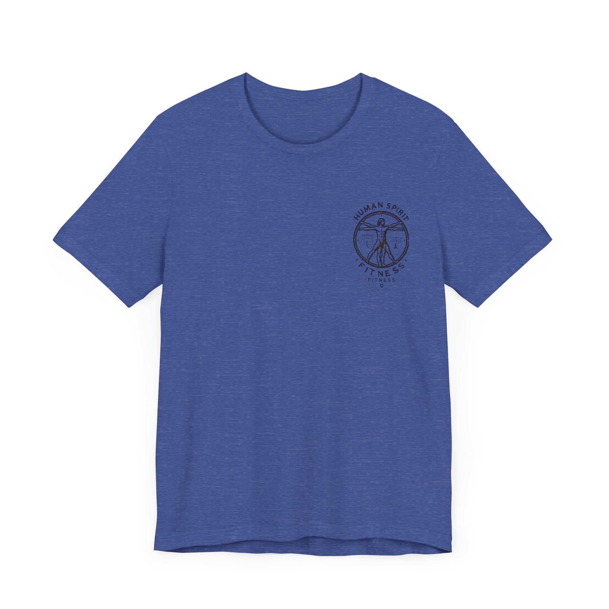 Unisex Fitness Graphic Tee - Human Spirit Design