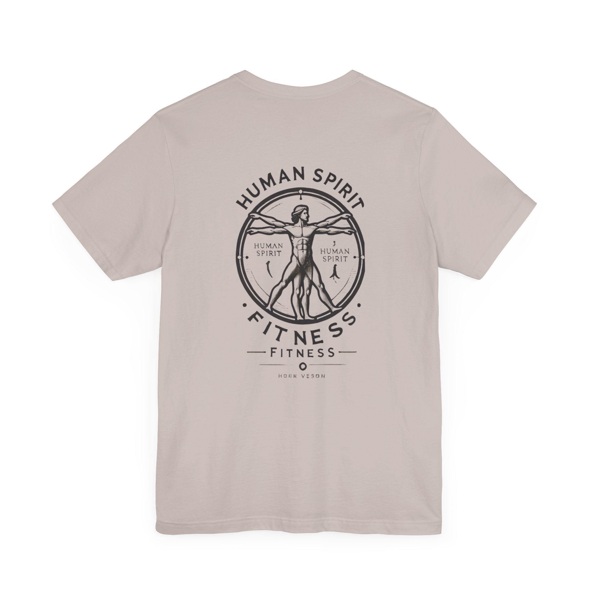 Unisex Fitness Graphic Tee - Human Spirit Design