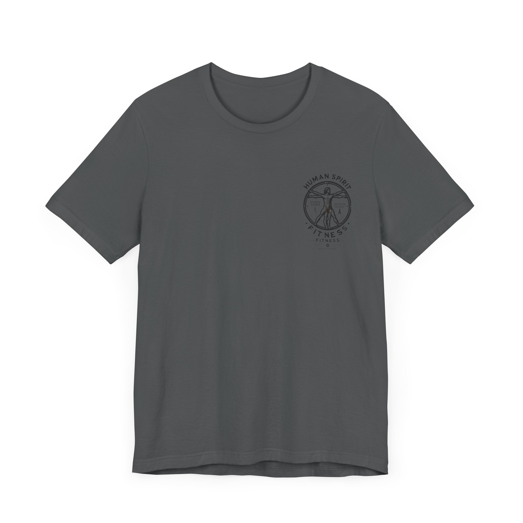Unisex Fitness Graphic Tee - Human Spirit Design