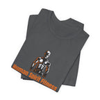 Fitness T-Shirt — "Human Spirit Fitness" with Muscular Figure & “Stronger Than Yesterday” Back Design