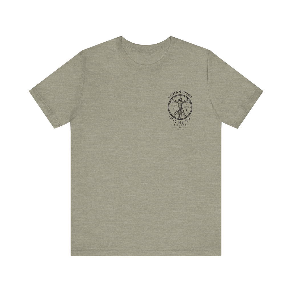 Unisex Fitness Graphic Tee - Human Spirit Design