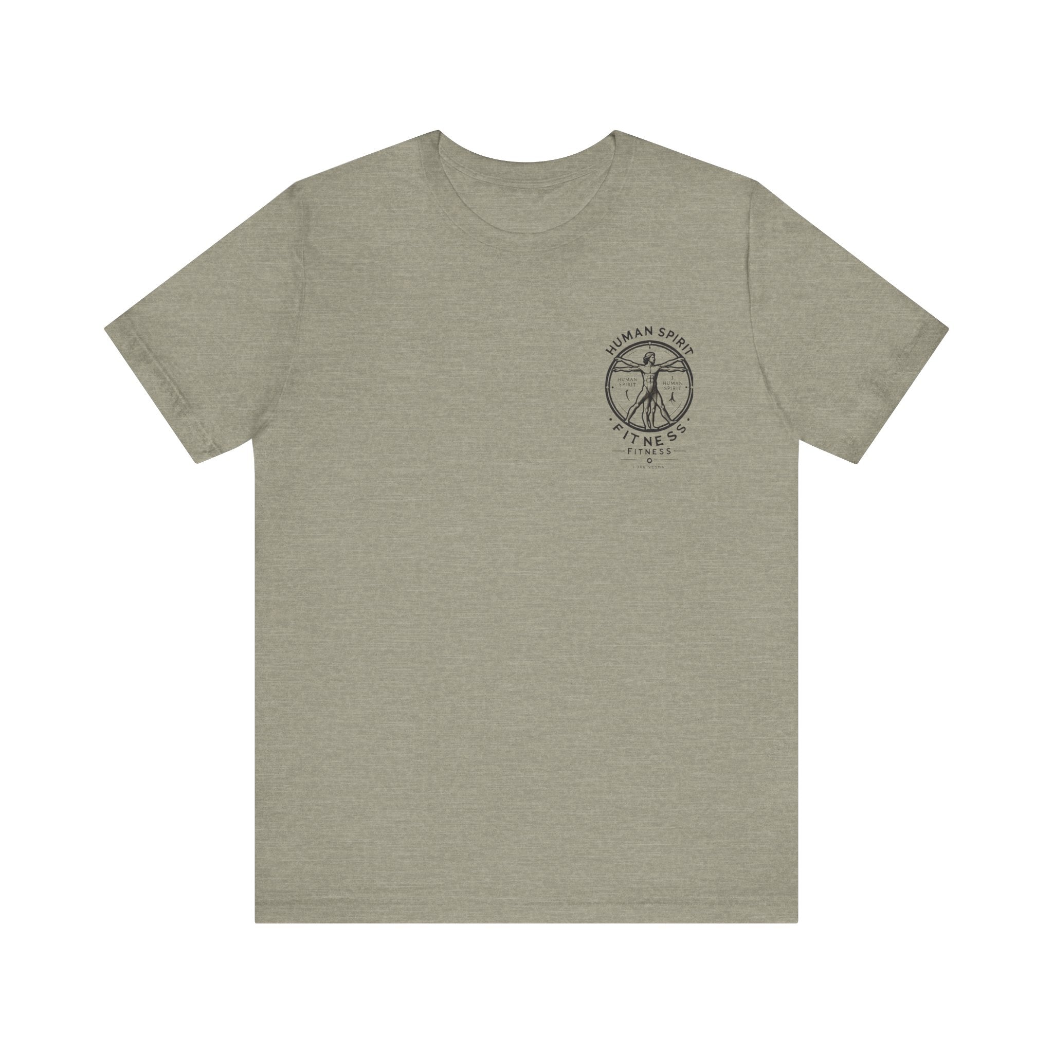Unisex Fitness Graphic Tee - Human Spirit Design