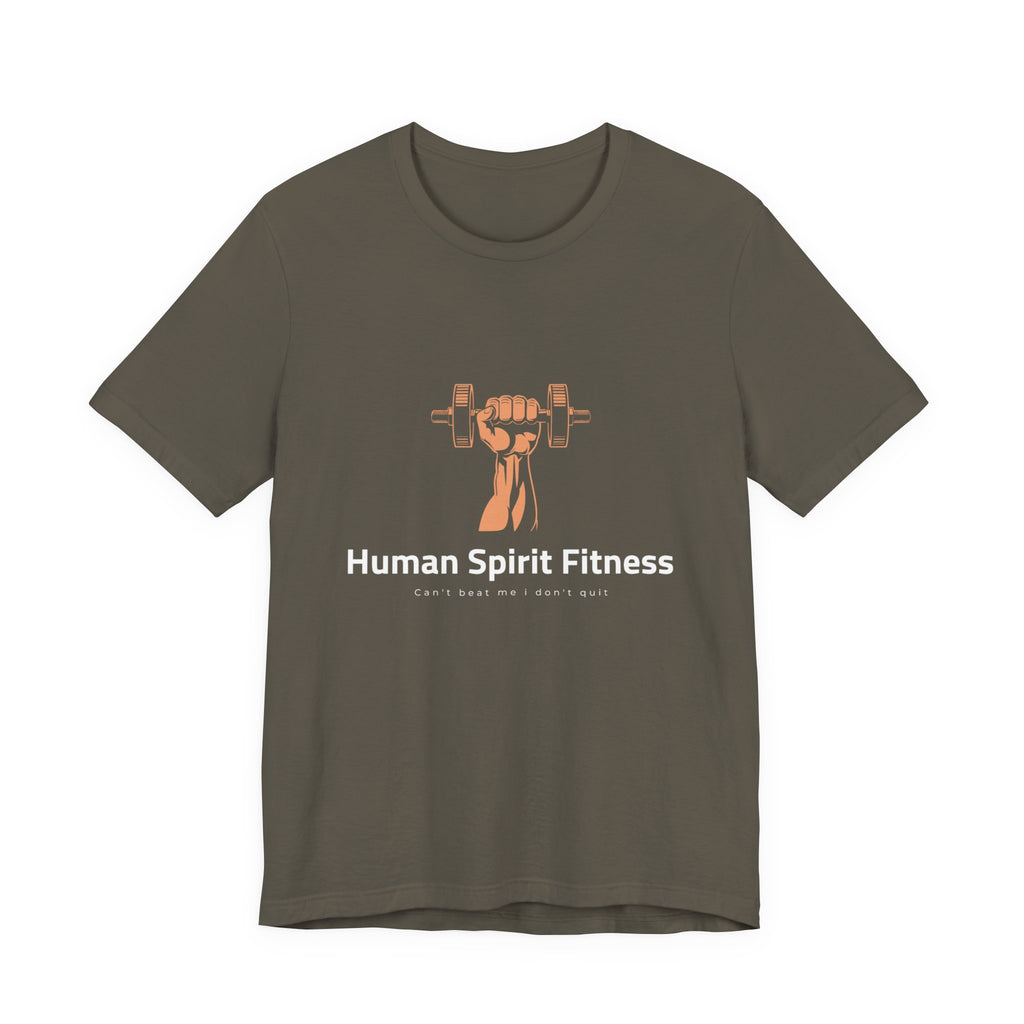 Human Spirit Fitness Unisex Tee - Body Mind Spirit Empowerment Shirt