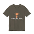Human Spirit Fitness Unisex Tee - Body Mind Spirit Empowerment Shirt