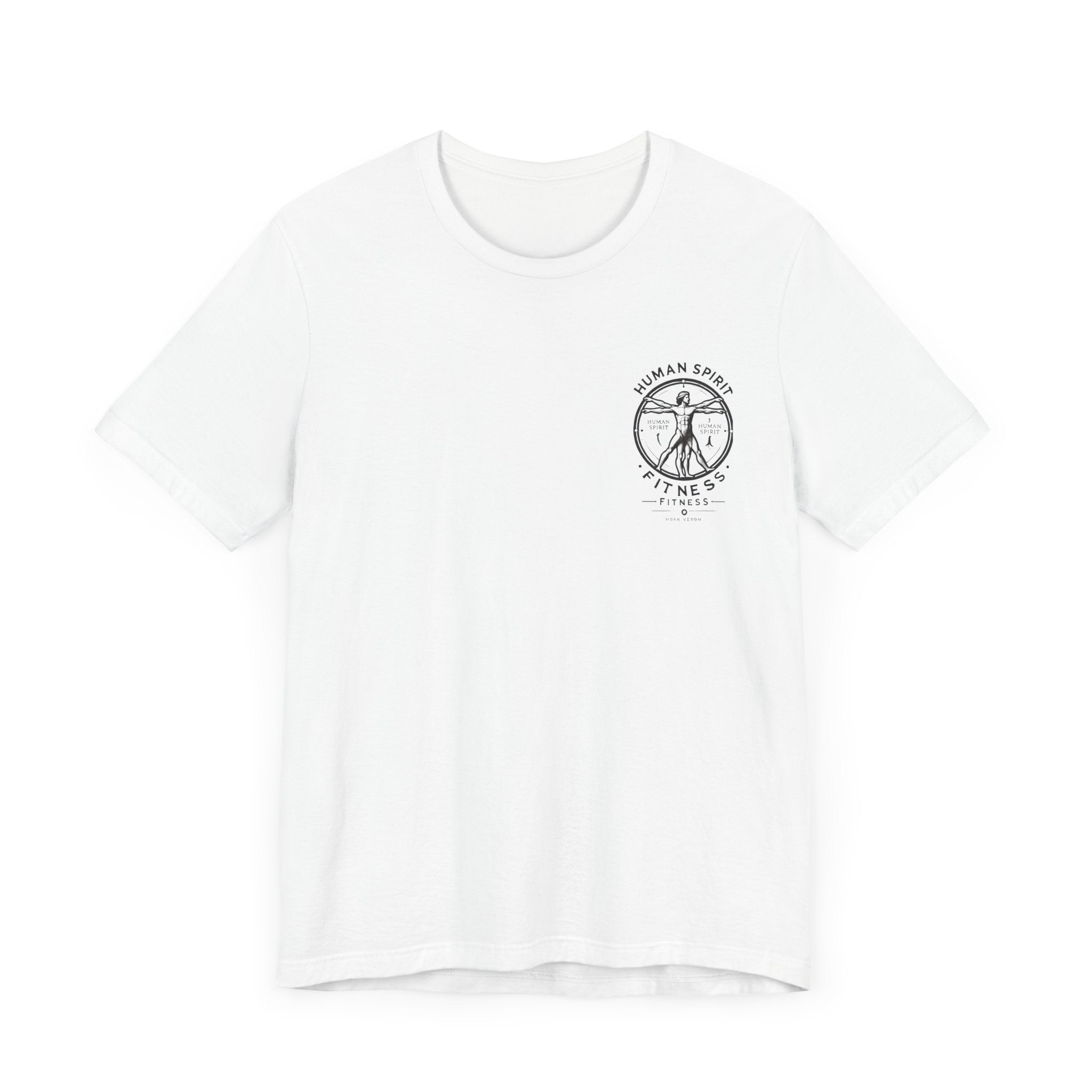Unisex Fitness Graphic Tee - Human Spirit Design