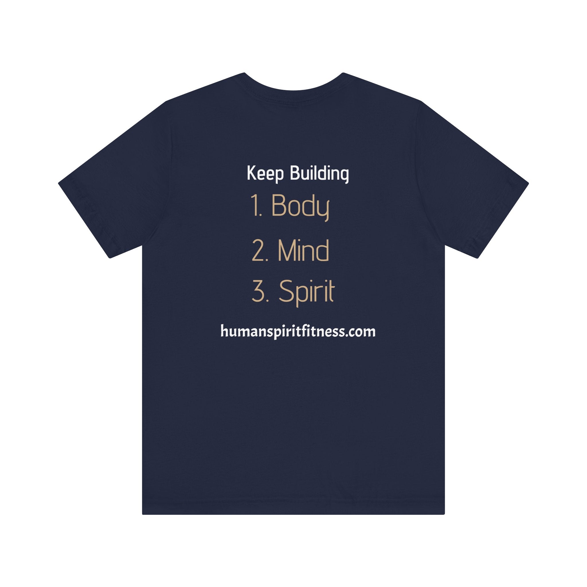 Human Spirit Fitness Unisex Tee - Body Mind Spirit Empowerment Shirt