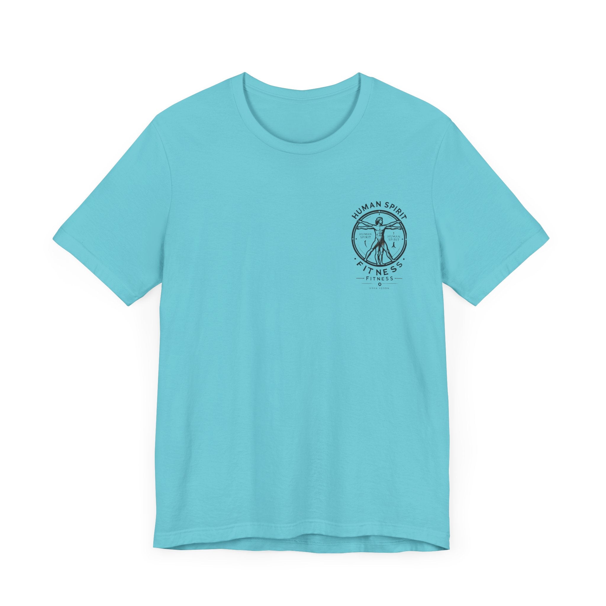 Unisex Fitness Graphic Tee - Human Spirit Design
