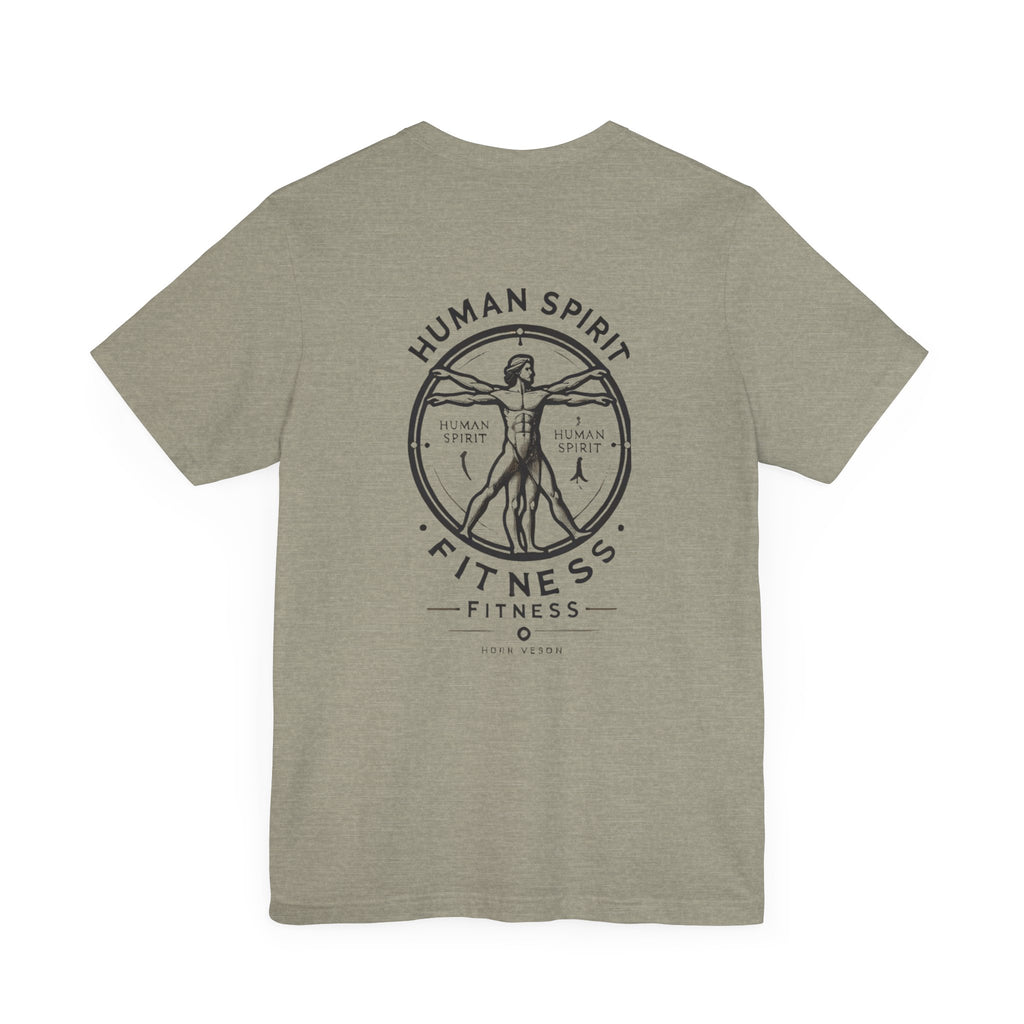 Unisex Fitness Graphic Tee - Human Spirit Design