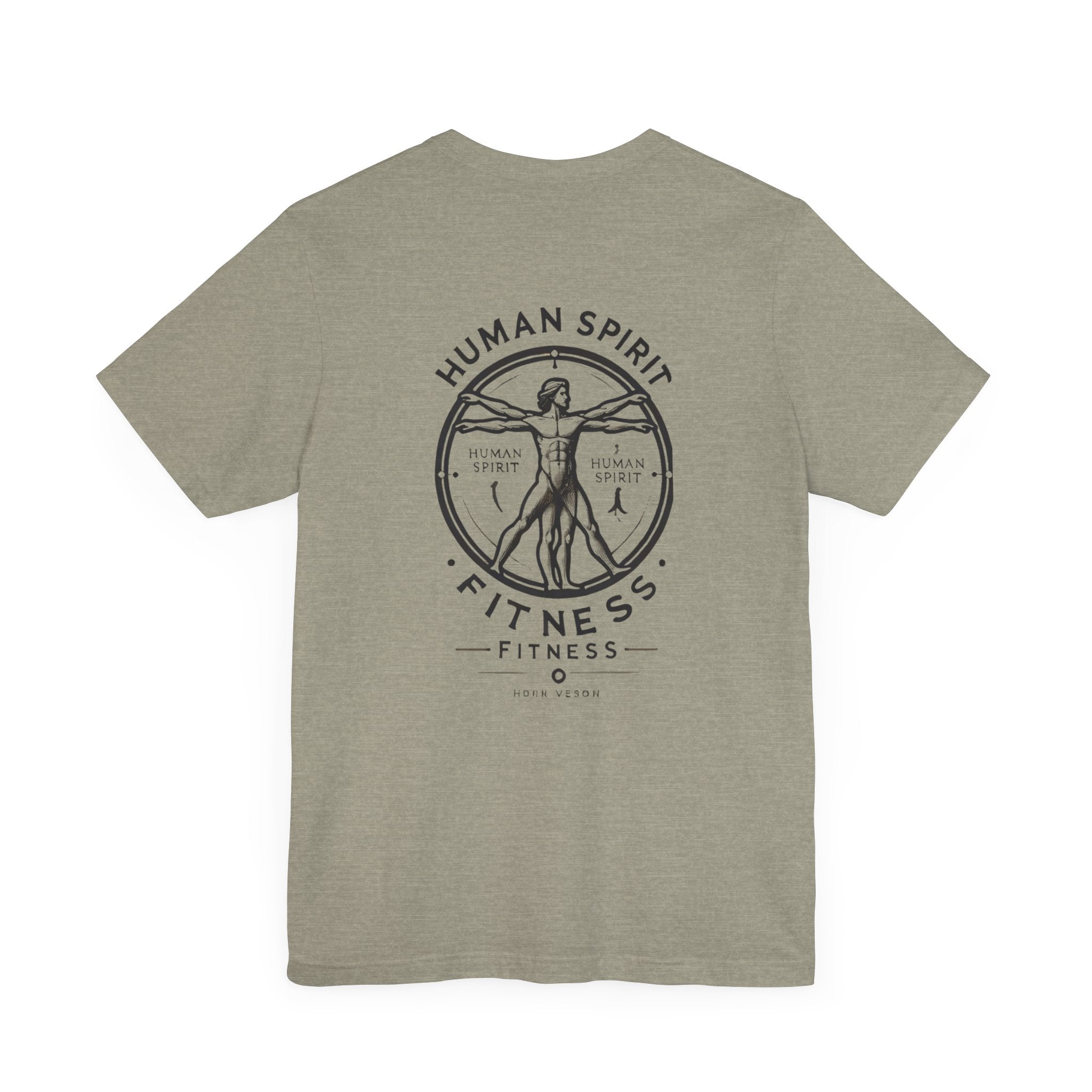 Unisex Fitness Graphic Tee - Human Spirit Design