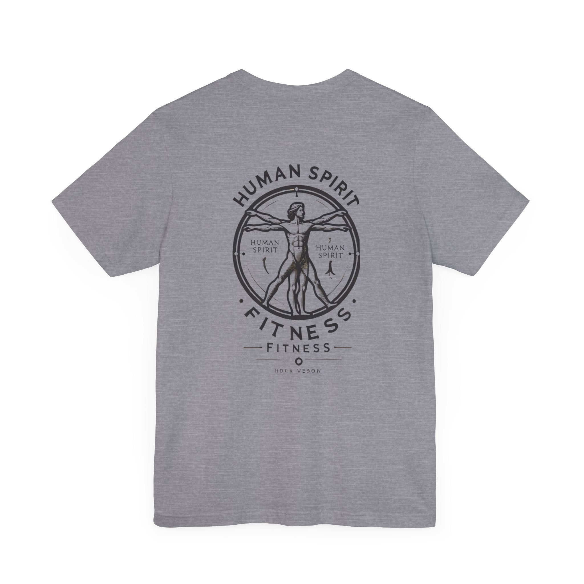Unisex Fitness Graphic Tee - Human Spirit Design