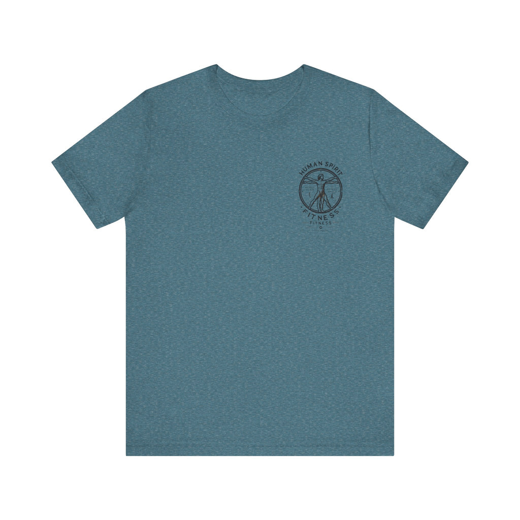 Unisex Fitness Graphic Tee - Human Spirit Design