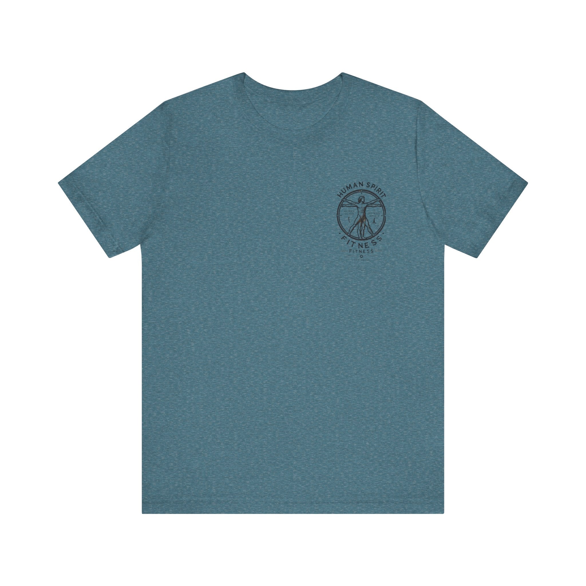Unisex Fitness Graphic Tee - Human Spirit Design