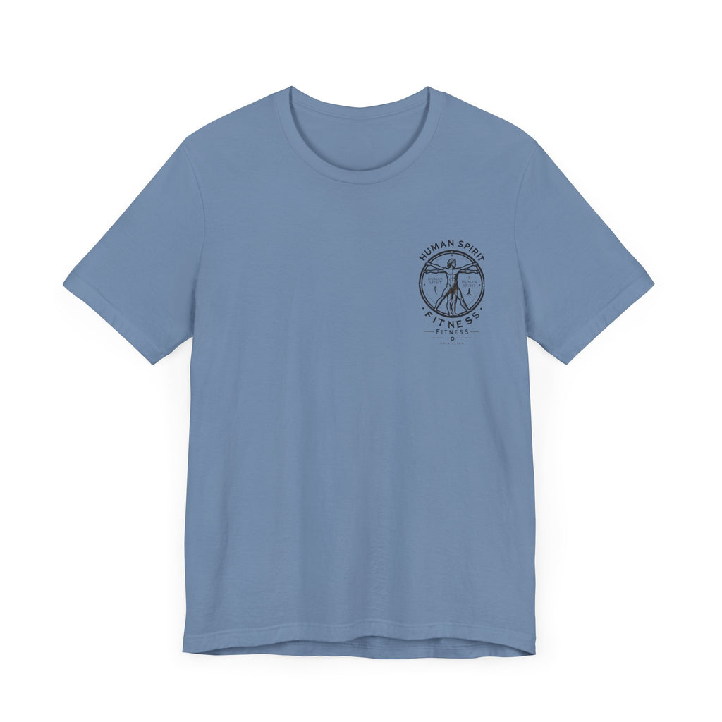 Unisex Fitness Graphic Tee - Human Spirit Design