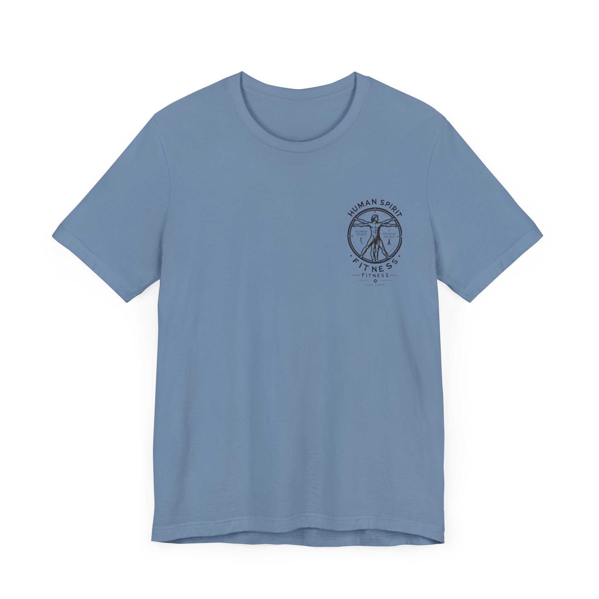 Unisex Fitness Graphic Tee - Human Spirit Design