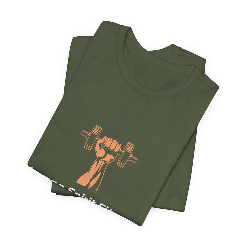 Human Spirit Fitness Unisex Tee - Body Mind Spirit Empowerment Shirt