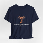 Human Spirit Fitness Unisex Tee - Body Mind Spirit Empowerment Shirt