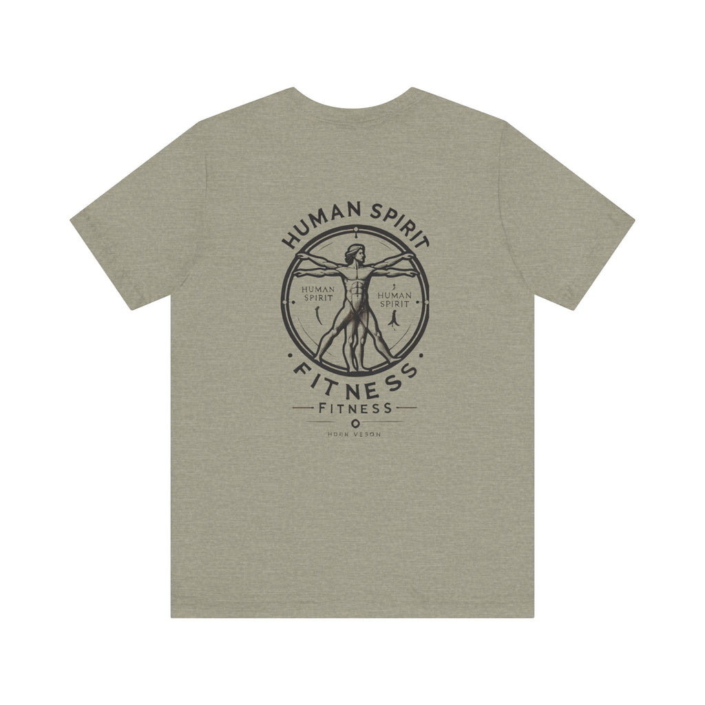 Unisex Fitness Graphic Tee - Human Spirit Design