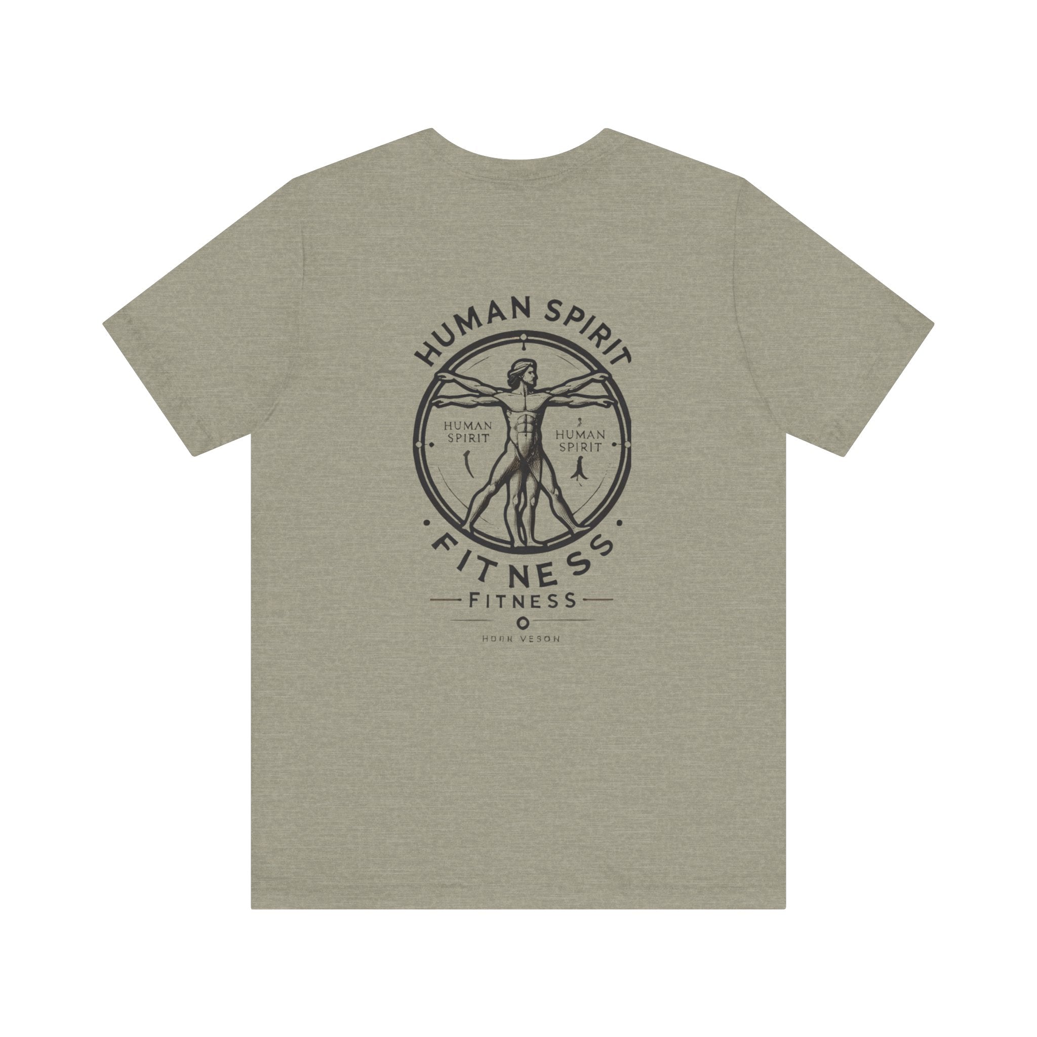 Unisex Fitness Graphic Tee - Human Spirit Design