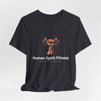 Human Spirit Fitness Unisex Tee - Body Mind Spirit Empowerment Shirt