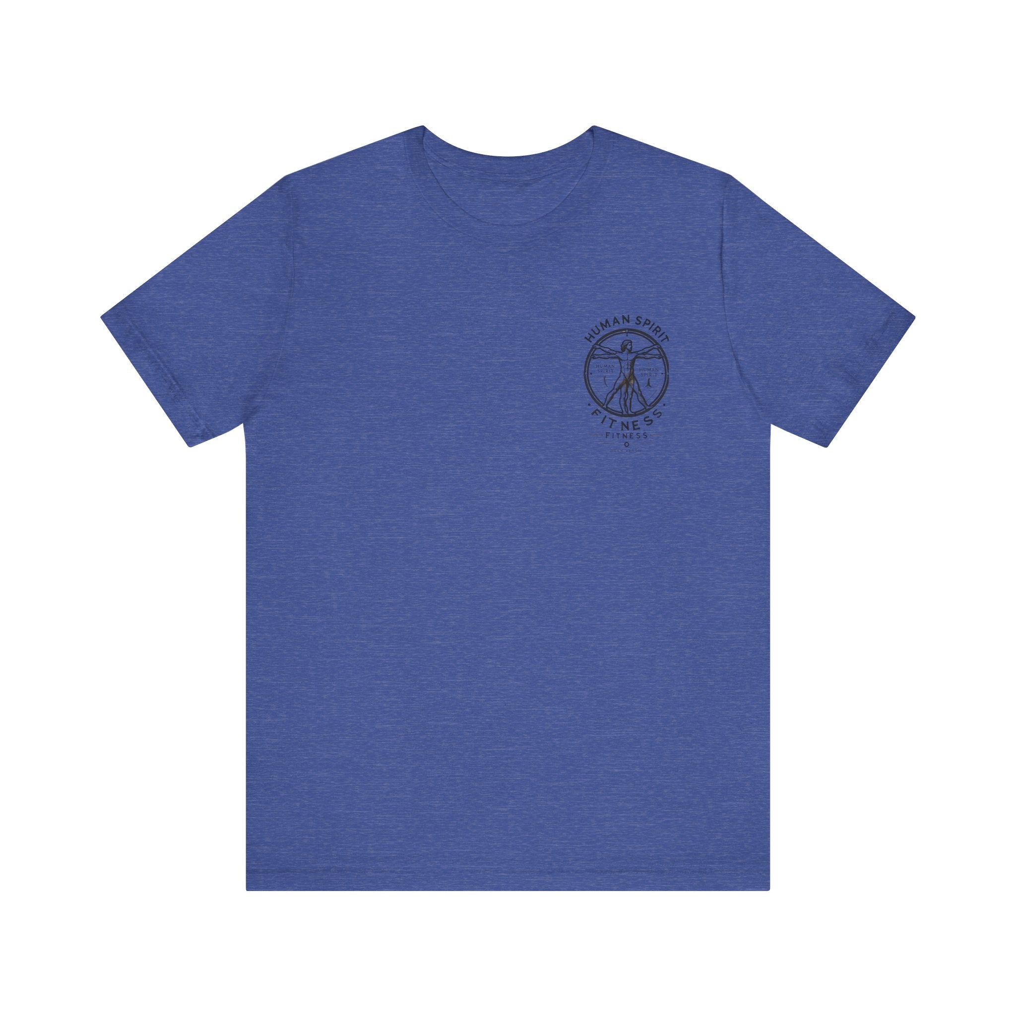 Unisex Fitness Graphic Tee - Human Spirit Design