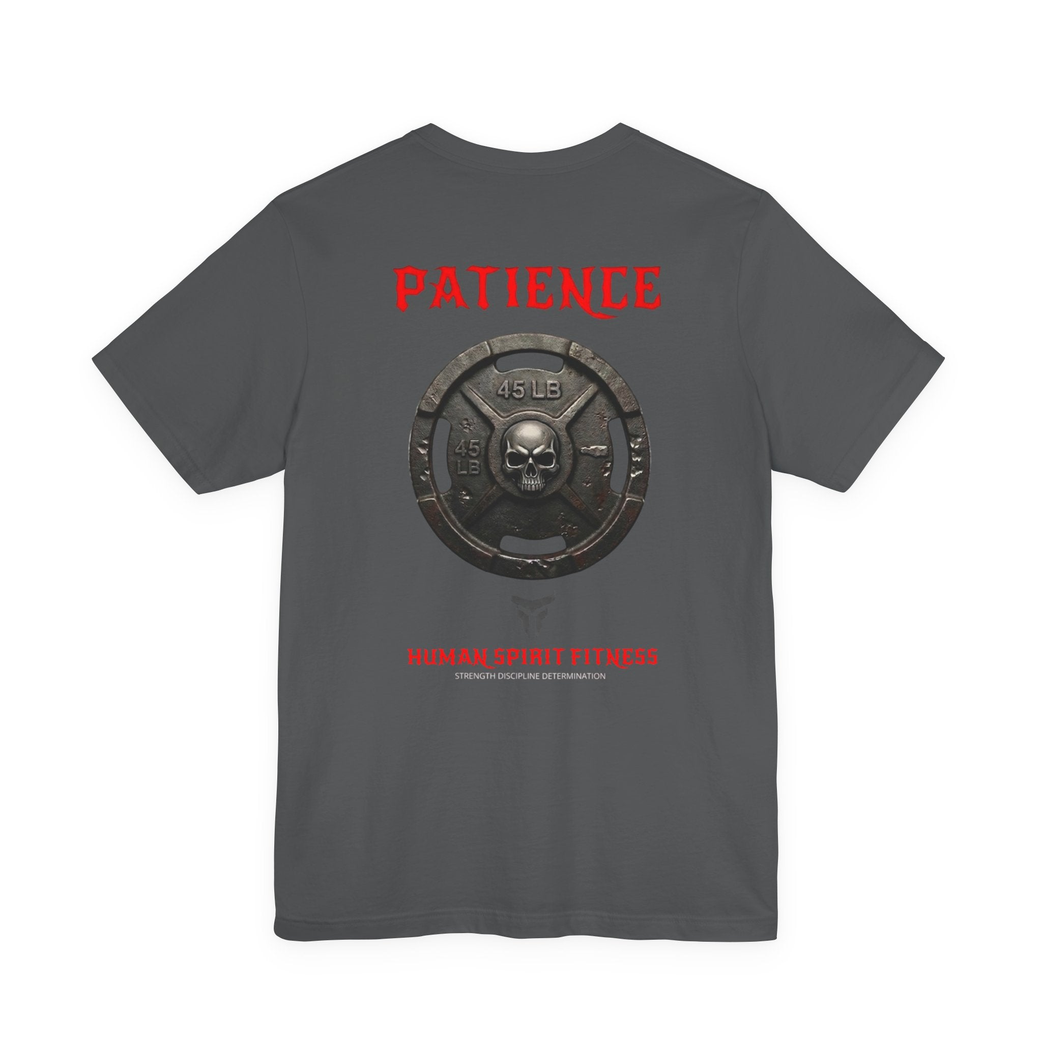 Human Spirit Fitness "Patience" Weight Plate T-Shirt