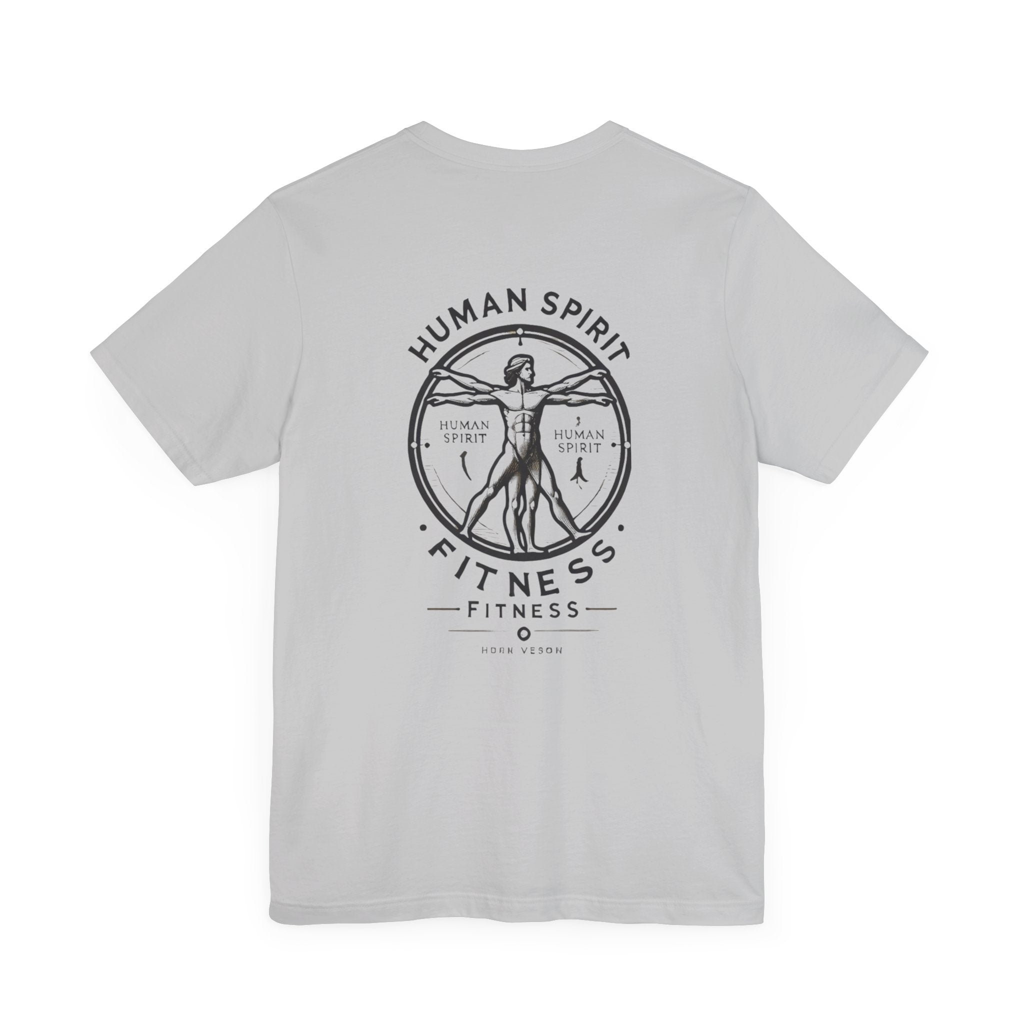 Unisex Fitness Graphic Tee - Human Spirit Design