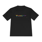 Unapologetically Strong Athletic Tee — Rainbow Pride Fitness Shirt