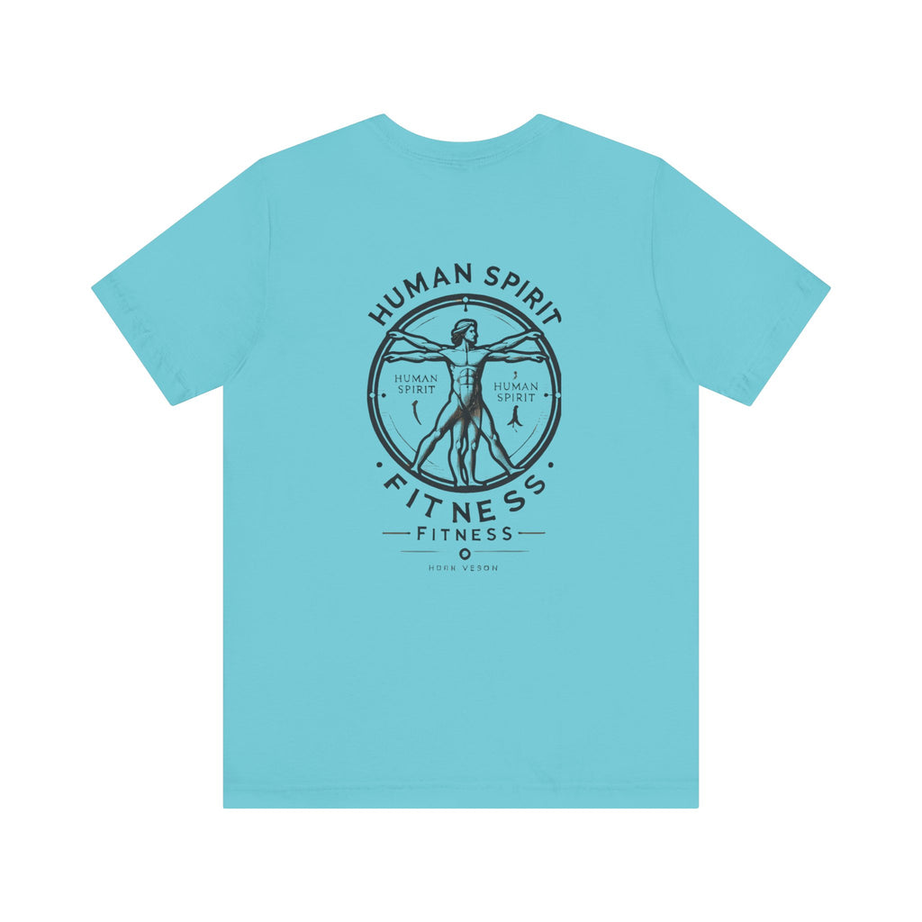 Unisex Fitness Graphic Tee - Human Spirit Design