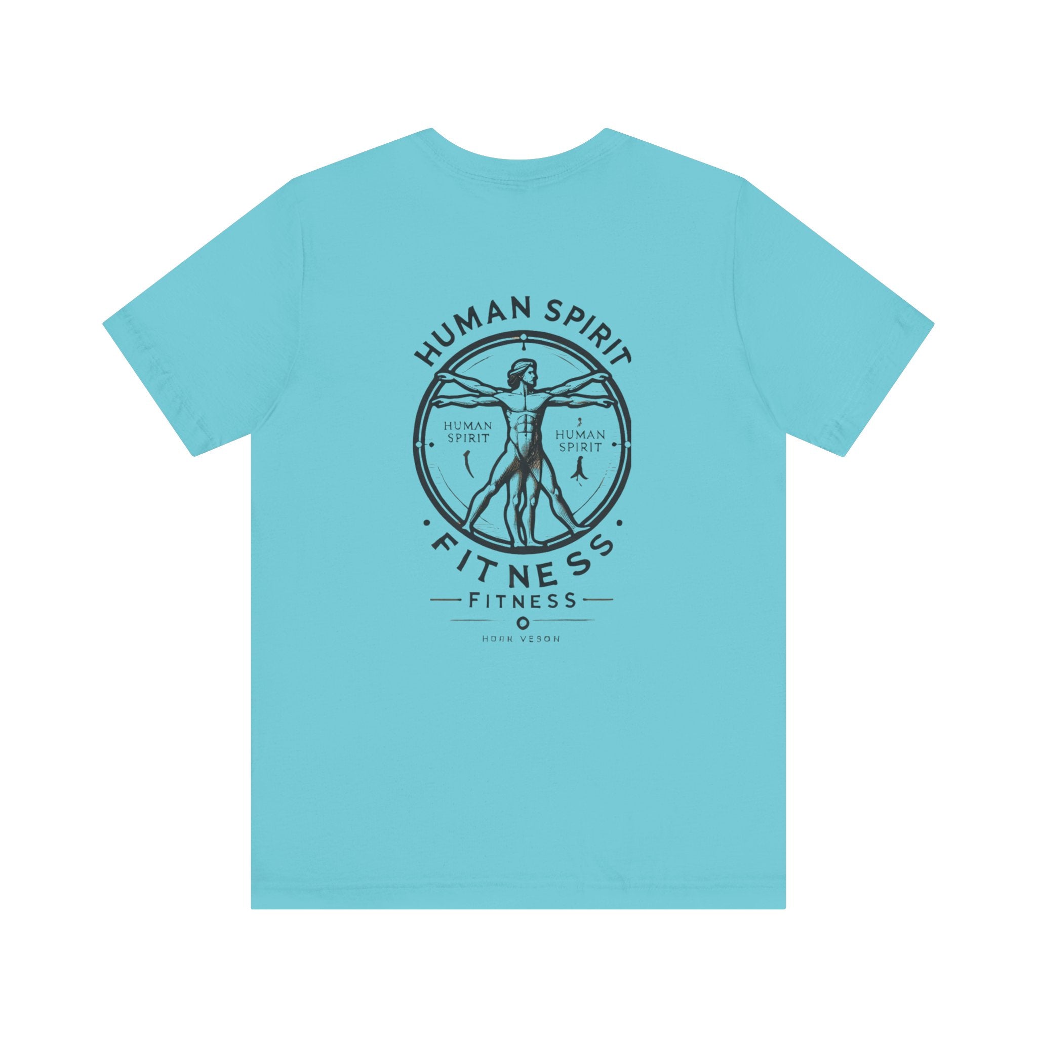 Unisex Fitness Graphic Tee - Human Spirit Design
