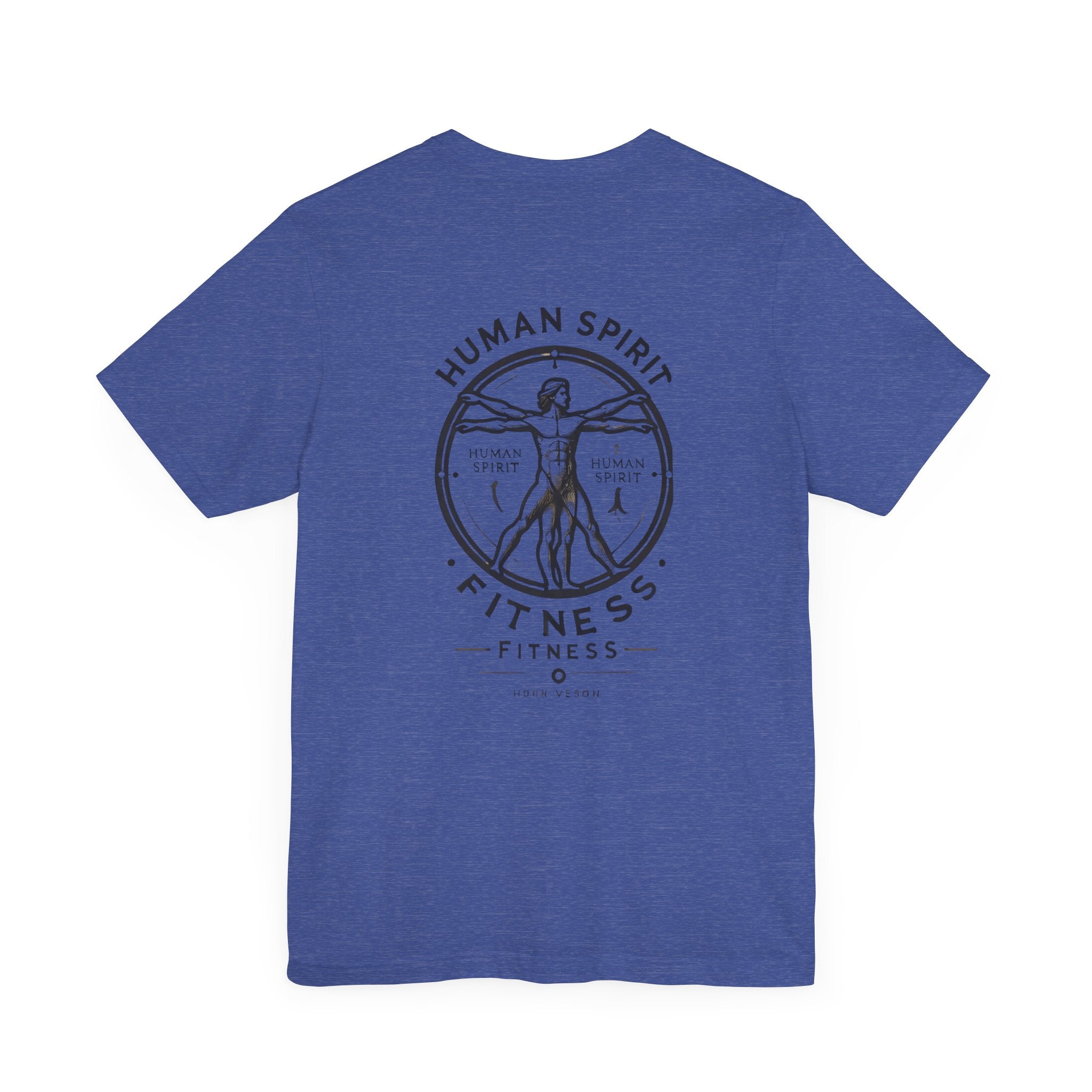 Unisex Fitness Graphic Tee - Human Spirit Design