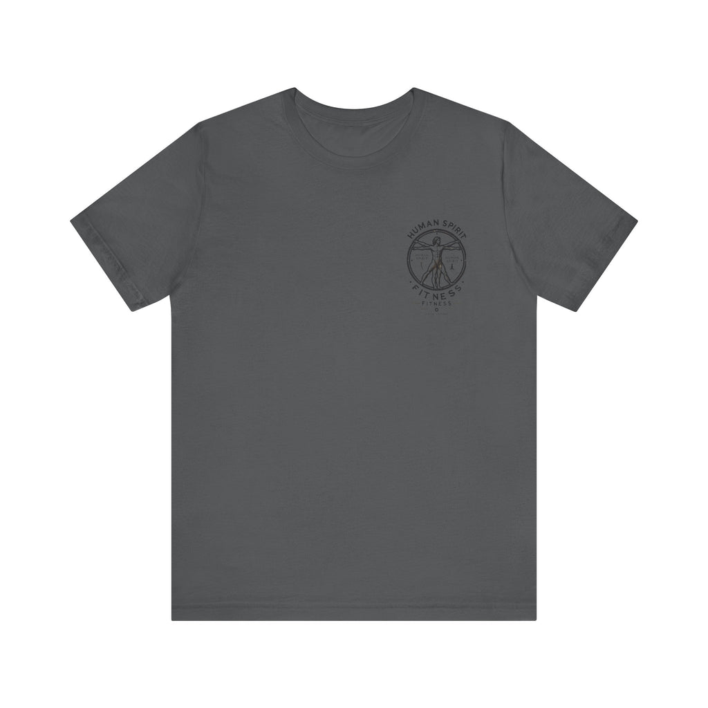 Unisex Fitness Graphic Tee - Human Spirit Design