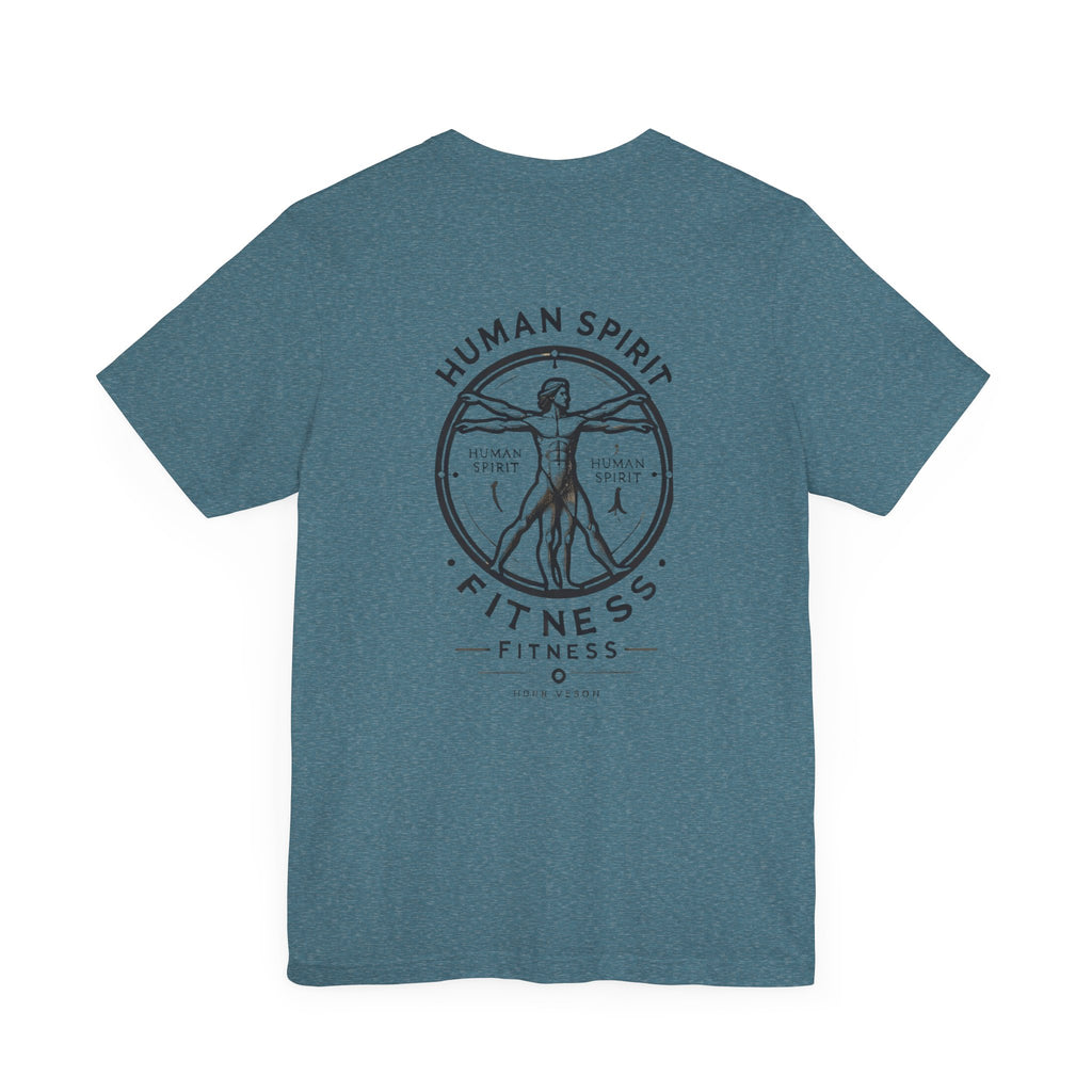 Unisex Fitness Graphic Tee - Human Spirit Design