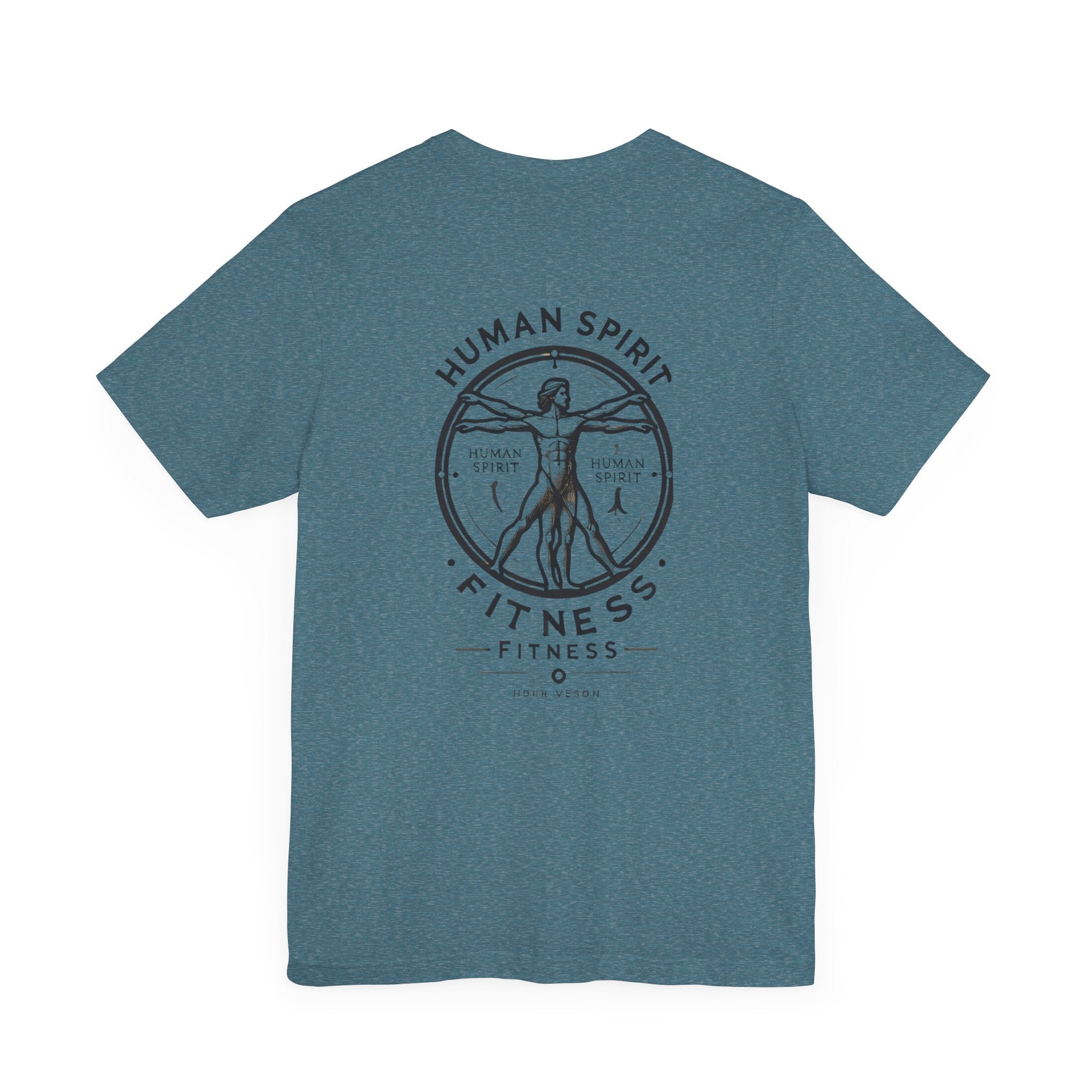 Unisex Fitness Graphic Tee - Human Spirit Design