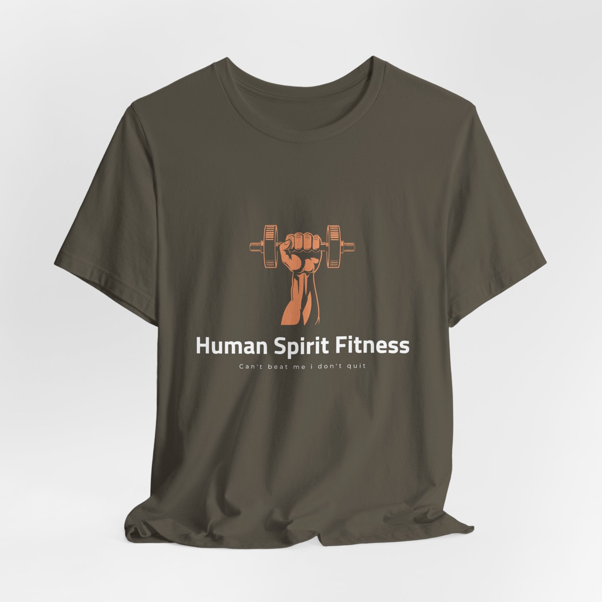 Human Spirit Fitness Unisex Tee - Body Mind Spirit Empowerment Shirt